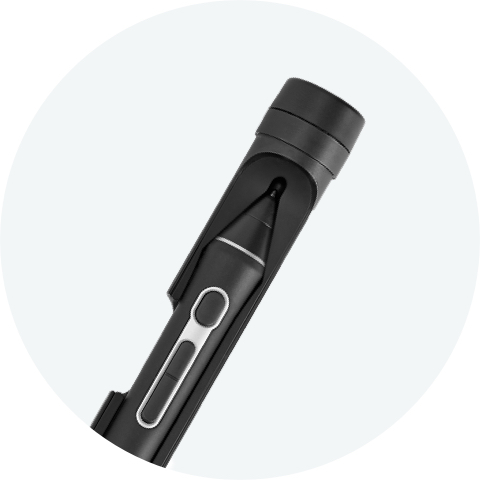 Дизайн в третьем измерении с Wacom Pro Pen 3D Оснащенное той же передовой технологией, что и Wacom Pro Pen 2, перо Wacom Pro Pen 3D поставляется с тремя полностью настраиваемыми кнопками. Разворачивайте объекты, панорамируйте, масштабируйте, моделируйте, выполняйте скульптурную обработку в предпочтительных для себя приложениях 3D и 2D. Тонкая чувствительность к нажатию обеспечивает исключительную управляемость.